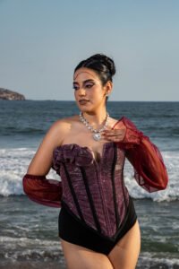 Recogido alto clean look en Mazatlán