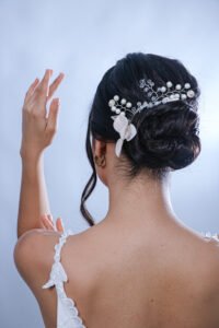 Recogido bajo clásico para novia en Mazatlán